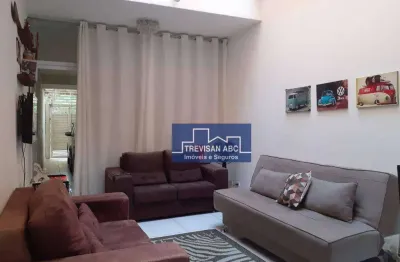 Sobrado com 3 dormitórios à venda, 104 m² - vila marina - santo andré/sp