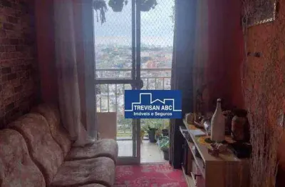 Apartamento com 2 dormitórios à venda, 55 m² - jardim santa cristina - santo andré/sp
