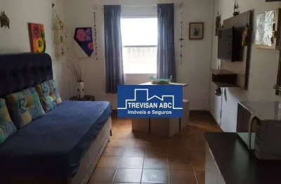 Kitnet com 1 dormitório à venda, 21 m² - vila guilhermina - praia grande/sp