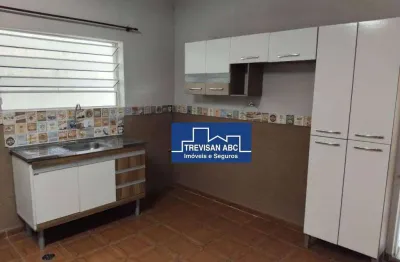 Kitnet com 1 dormitório para alugar, 30 m² - jardim calux - são bernardo do campo/sp