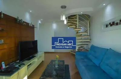 Cobertura com 3 dormitórios à venda, 202 m² - rudge ramos - são bernardo do campo/sp