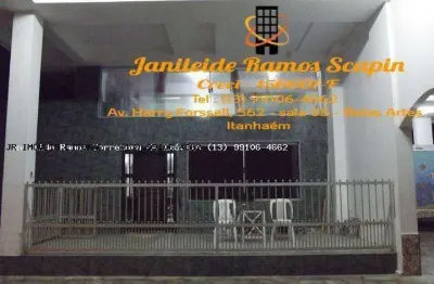 Apartamento para venda em itanhaém, praia dos sonhos, 4 dormitórios, 2 suítes, 5 banheiros, 1 vaga