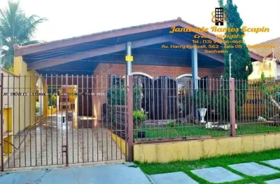 Casa para venda em itanhaém, jardim grandesp, 3 dormitórios, 2 suítes, 3 banheiros, 4 vagas