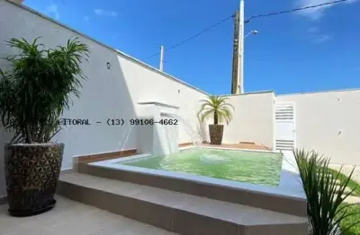 Casa para venda em itanhaém, jamaica, 3 dormitórios, 1 suíte, 2 banheiros, 2 vagas