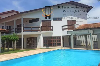 Casa para venda em itanhaém, jardim grandesp, 6 dormitórios, 3 suítes, 5 banheiros, 7 vagas