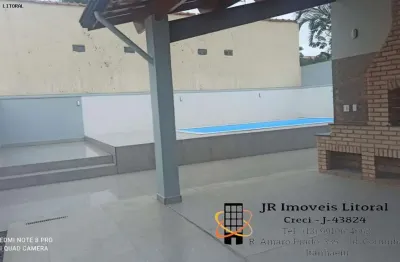 Casa para venda em itanhaém, jardim califórnia, 3 dormitórios, 1 suíte, 3 banheiros, 3 vagas