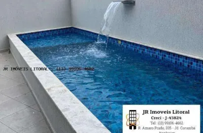 Casa térrea para venda em itanhaém, gaivota, 2 dormitórios, 1 suíte, 2 banheiros, 2 vagas