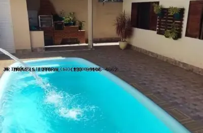 Casa para venda em itanhaém, balneário tupy, 3 dormitórios, 2 suítes, 4 banheiros, 3 vagas