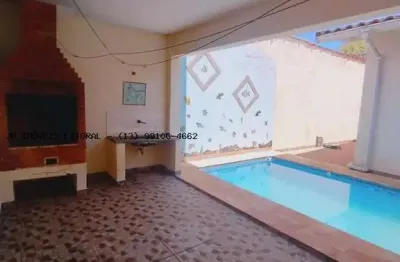 Casa para venda em itanhaém, satélite, 3 dormitórios, 1 suíte, 2 banheiros, 3 vagas