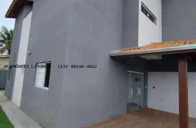 Casa para venda em itanhaém, jardim regina, 3 dormitórios, 1 suíte, 3 banheiros, 2 vagas