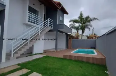 Casa para venda em itanhaém, jardim regina, 3 dormitórios, 2 suítes, 4 banheiros, 3 vagas