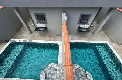 Casa para venda em itanhaém, tupy, 2 dormitórios, 1 suíte, 2 banheiros