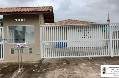 Casa em condomínio para venda em itanhaém, cibratel ii, 1 dormitório, 1 banheiro, 1 vaga