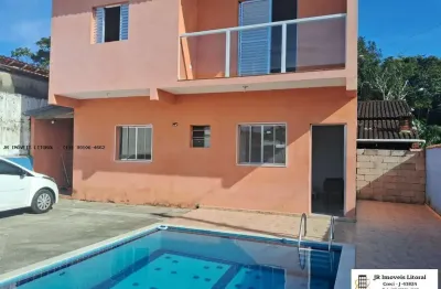 Sobrado para venda em itanhaém, grandesp, 2 dormitórios, 1 suíte, 3 banheiros, 5 vagas