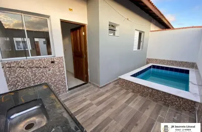 Casa em condomínio para venda em itanhaém, cibratel ii, 2 dormitórios, 1 suíte, 1 banheiro, 1 vaga