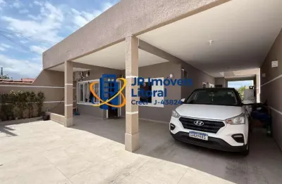 Espaçosa Casa Isolada 3 Quartos em Corumbá, Itanhaém - R$519.000