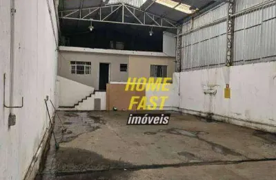 Galpão para alugar, 250 m² por r$ 6.800/mês - cidade parque brasília - guarulhos/sp