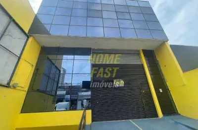 Salão para alugar, 250 m² por r$ 12.000/mês - ponte grande - guarulhos/sp