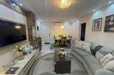 Apartamento com 4 dormitórios à venda, 122 m² por r$ 1.400.000 - jardim flor da montanha - guarulhos/sp
