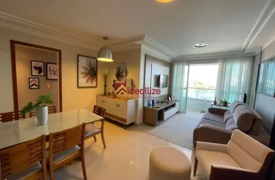 Apartamento com 3 quartos à venda na praia do morro, guarapari , 110 m2 por r$ 948.000