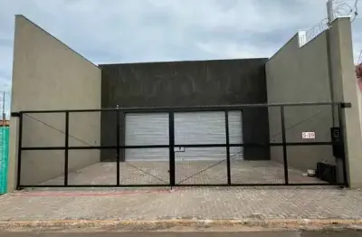 Barracão novo 484 m² com estacionamento e escritório + 1 cozinha na av. bernardino de campos  - vila falcão