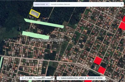 Terreno à venda na área rural, praia do ervino, são francisco do sul por r$ 650.000