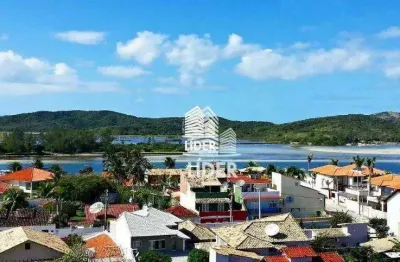 Cobertura com 3 dormitórios à venda, 140 m² por r$ 2.300.000,00 - vila nova - cabo frio/rj