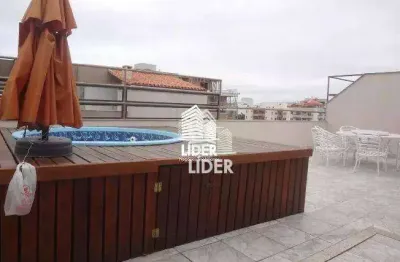 Cobertura com 4 dormitórios à venda, 220 m² por r$ 1.200.000,00 - praia do forte - cabo frio/rj