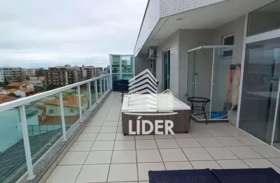Cobertura com 3 dormitórios à venda, 174 m² por r$ 1.250.000,00 - vila nova - cabo frio/rj