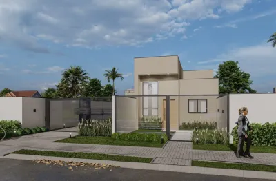 Casas novas e modernas no cajuru - 47m² - r$349.000 - curitiba, pr