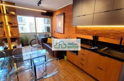 Flat com 1 quarto à venda em Moema, São Paulo 