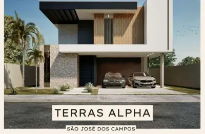 Casa alto padrão em loteamento terras alpha são josé dos campos, são josé dos campos/sp terreno + construção