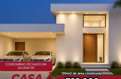 Casa à venda no bairro condomínio residencial fogaça em jacareí/sp