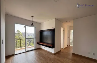Apartamento com 3 dormitórios para alugar, 56 m² por r$ 2.500,00/mês - raízes eco clube - cotia/sp
