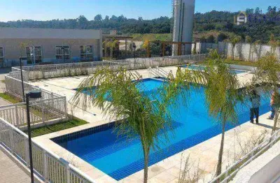 Apartamento com 1 dormitório para alugar, 51 m² por r$ 2.500,00/mês - granja viana - cotia/sp