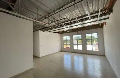 Sala para alugar em santa bárbara d'oeste, loteamento colina santa bárbara, com 100 m²