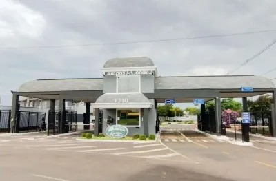 Terreno à venda em paulínia, cascata, condominio campos do conde ii