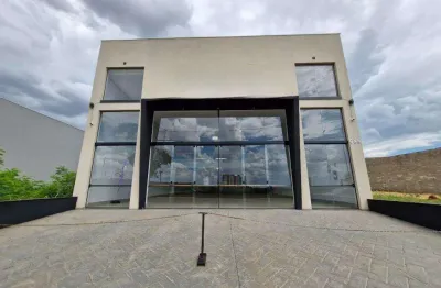 Salão para alugar em santa bárbara d'oeste, terras de santa bárbara, com 383.44 m²