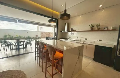 Casa à venda em americana, condomínio fazenda santa lúcia, com 3 suítes, com 256 m²