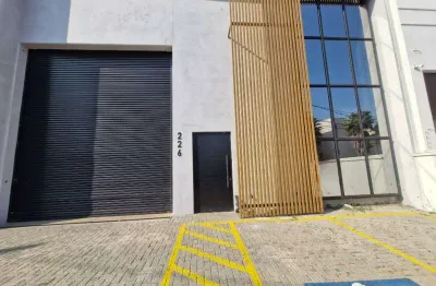 Salão para alugar em americana, loteamento industrial machadinho, com 326 m²