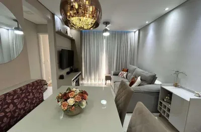 Apartamento à venda em americana, jardim santa eliza, com 2 quartos, com 52 m²