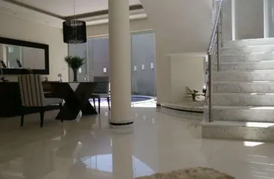 Casa à venda em americana, chácara letônia, com 3 quartos, com 355 m², condomínio ville santorine