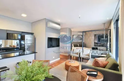 Apartamento com 1 dormitório para alugar, 65 m² por r$ 15.200,00/mês - vila olímpia - são paulo/sp