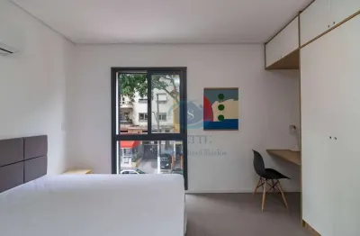 Kitnet com 1 dormitório à venda, 24 m² por r$ 365.000,00 - higienópolis - são paulo/sp
