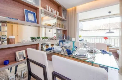 Apartamento com 2 dormitórios à venda, 56 m² por r$ 461.120,00 - vila caraguatá - são paulo/sp