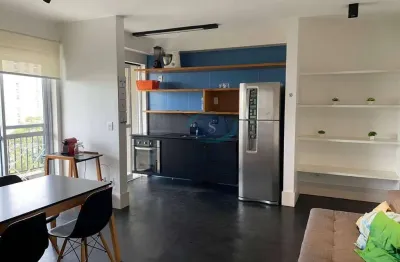 Studio mobiliado a venda, com 1 vaga de garagem na vila andrade