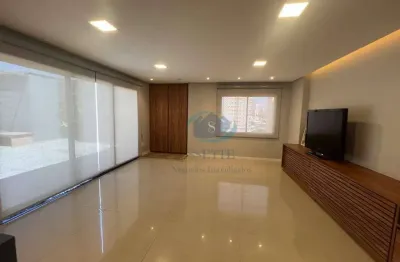 Cobertura a venda de 300 metros, com 3 dormitórios e 2 vagas na vila brasílio de machado