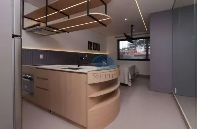 Studio com 1 dormitório para alugar, 32 m² por r$ 3.600,00/mês - moema - são paulo/sp