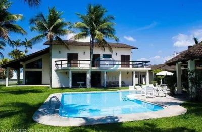 Casa com 6 dormitórios para alugar, 556 m² por r$ 18.000,00/mês - acapulco - guarujá/sp
