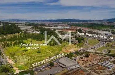 Área de 50.527 mil metros quadrados a venda próximo ao trevo do bonsucesso,  guarulhos.